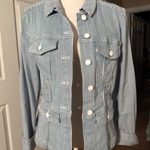 Liverpool Striped Blue Women's Jacket